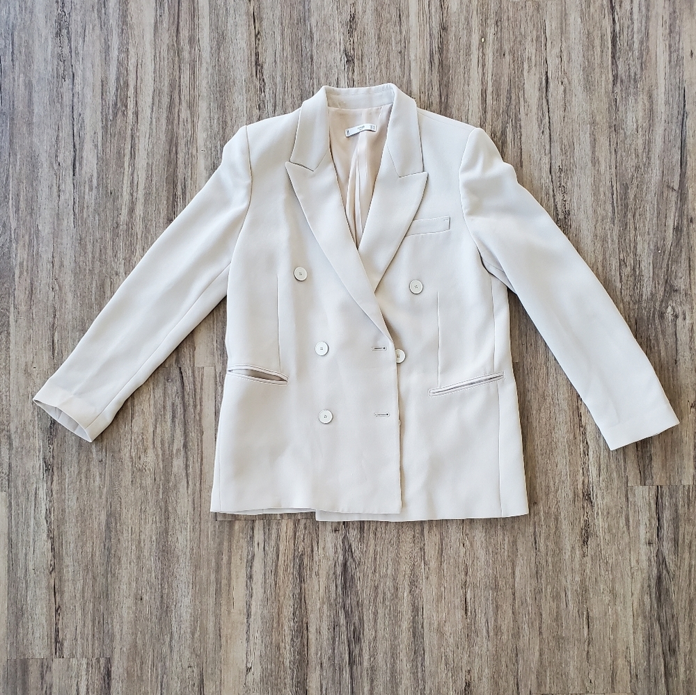 Mango Oversized, Double Breasted Blazer
